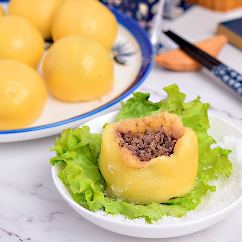 粘豆包红小豆馅东北手工粘豆包大黄米糯米豆包芸豆馅年糕买2送1 黄豆FUZCJFWKZYEFNEOKVHSMKAUODDO