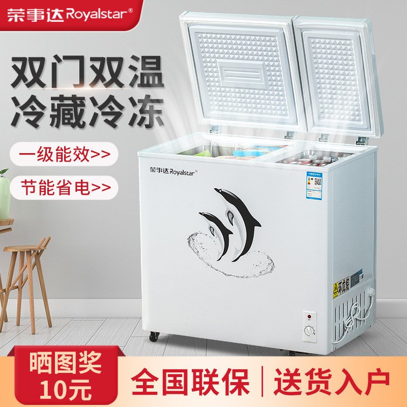 Royaistar荣事达158升双温冰柜家用小型冷藏冷冻保鲜两用冷柜官方一级节能(bFs)_5