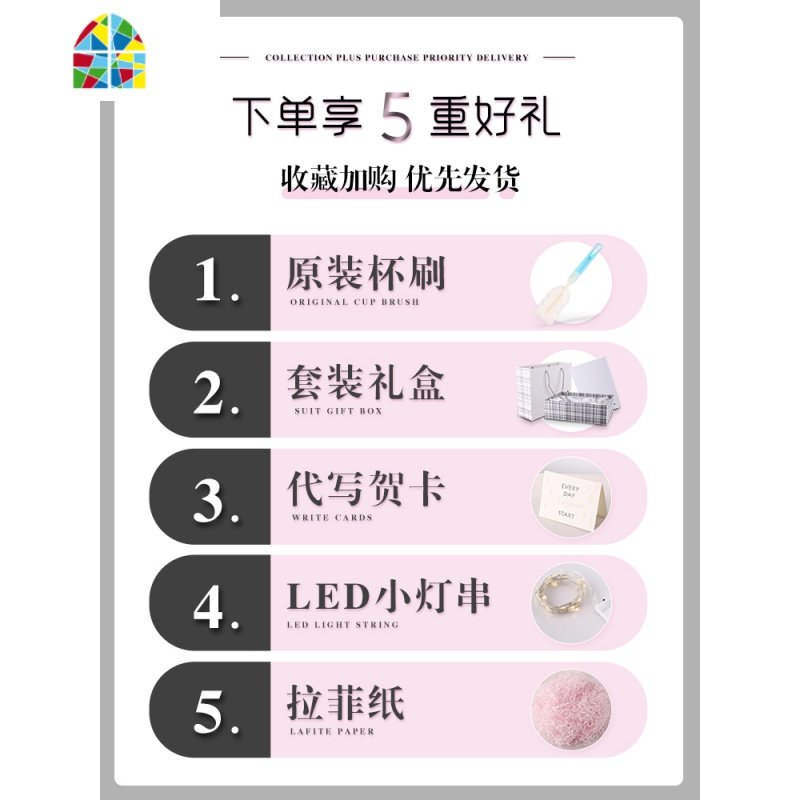 情侣款保温杯男一对情人节创意简约水杯女士潮流杯子定制logo FENGHOU 新年贺岁版一对【升级智能盖】