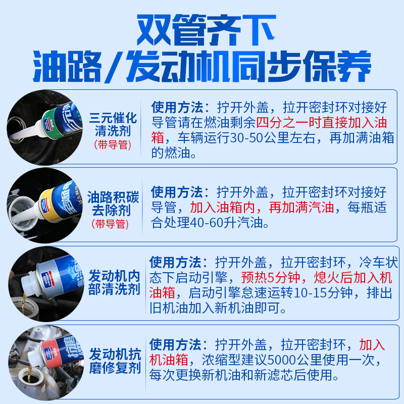 固特威三元催化清洗剂发动机内部积碳化油器崔化节气喷油嘴清洁_1