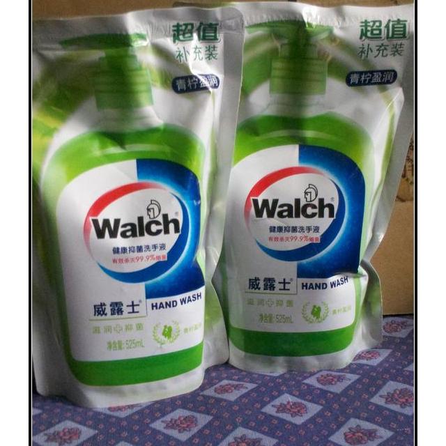 威露士(walch) 健康抑菌洗手液(青柠盈润)袋装 525ml