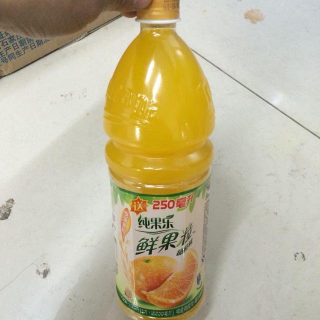 纯果乐鲜果粒1.25l瓶装