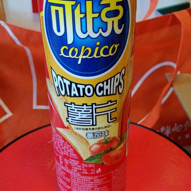 可比克薯片(番茄味)105g评价: 好吃,味道不错!