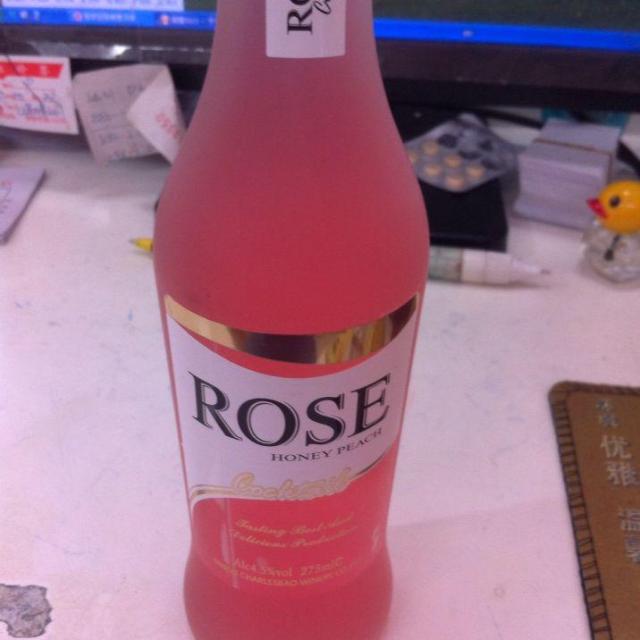 rose查理红朗姆鸡尾酒蜜桃味预调酒275ml