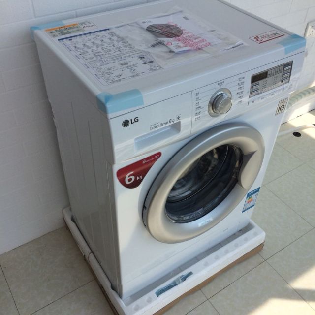 lg洗衣机wdn12430d6公斤滚筒变频洗衣机