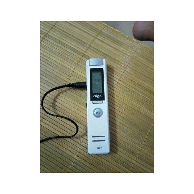 aigo录音笔r6611说明书,aigo录音笔r6601说明书 爱国者(aigo)录音笔r6611 4g mp3播放 学习/会议首选 白色