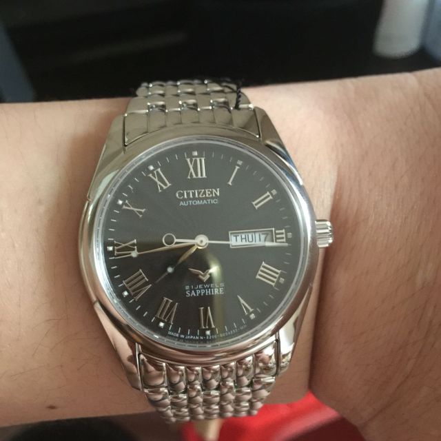 日本直邮 西铁城citizen mechanical系列机械男表nh8240-57e商务型