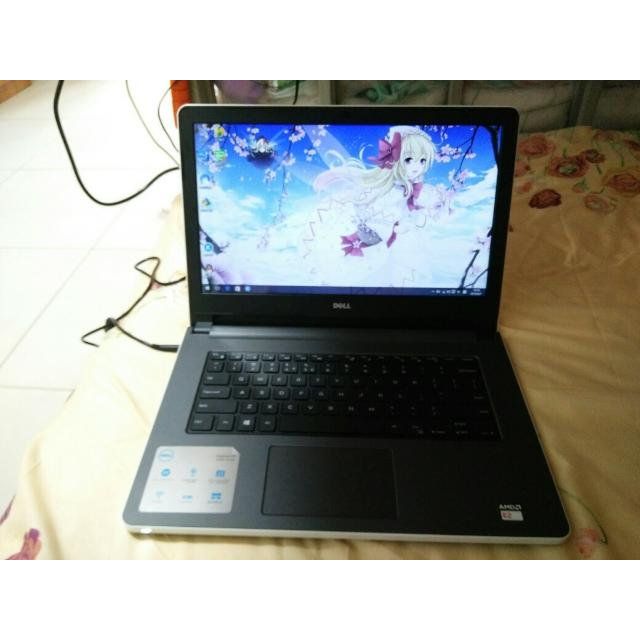 戴尔(dell)灵越14(5455) m5455r-2208w 14英寸笔记本电脑 e2-7110 4g