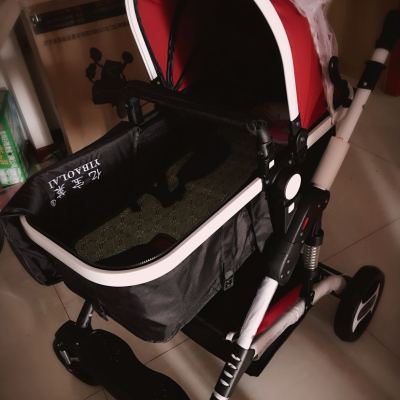 亿宝莱婴儿推车高景观婴儿车轻便折叠儿童车可