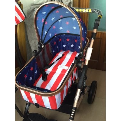 亿宝莱婴儿推车高景观婴儿车轻便折叠儿童车可