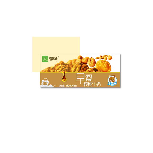 【苏宁易购超市】蒙牛早餐奶核桃味250ml×16盒