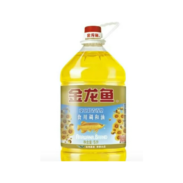 【苏宁易购超市】金龙鱼葵花籽食用调和油5l