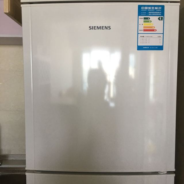 西门子siemensbcd218kk22f0012w218升三门冰箱白色