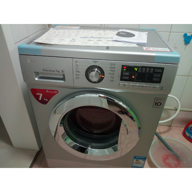 lg 洗衣机wd-hh2415d1 滚筒7公斤 2015新款替代t14415d及h12428d dd