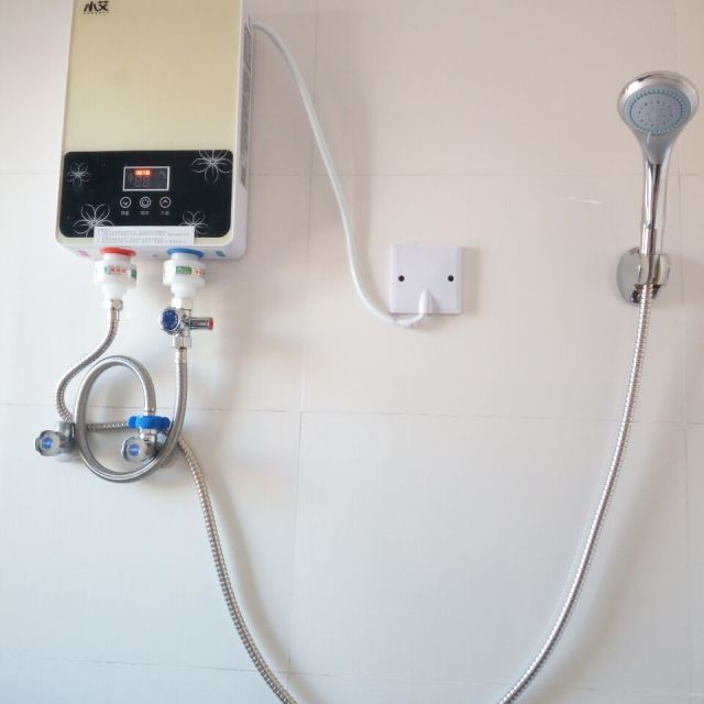 wer-55即热式电热水器 家用淋浴速过水快热速热式免储水洗澡机小厨宝
