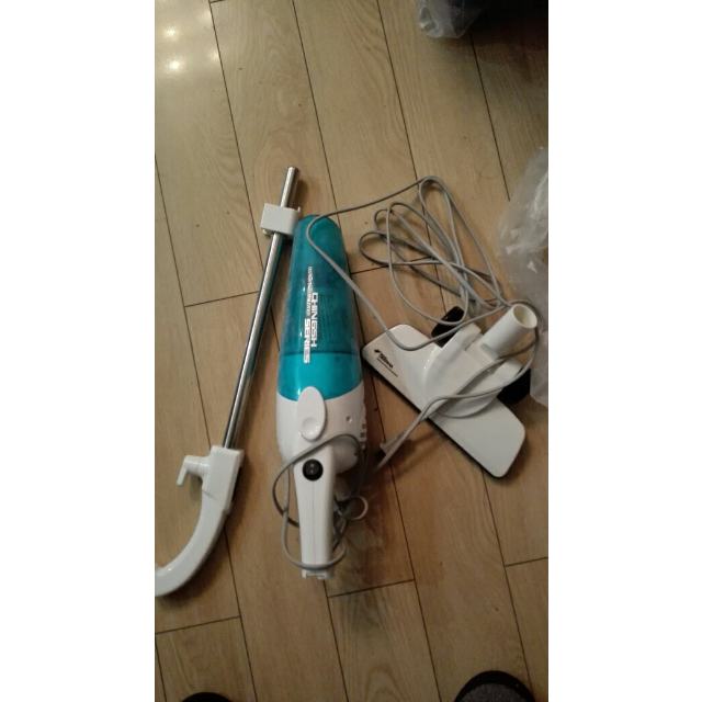德尔玛(deerma)dx128c 便携两用 家用吸尘器(湖水蓝)