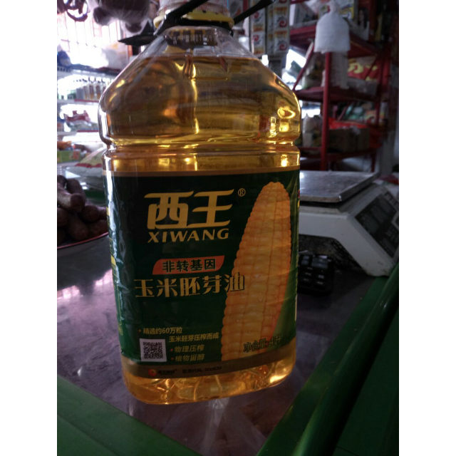 【苏宁易购超市】西王 玉米胚芽油4l装 非转基因 物理压榨 食用油