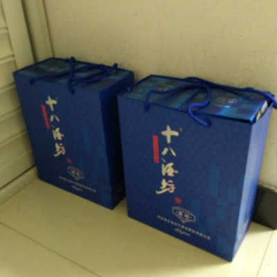 白酒衡水老白干 十八酒坊 40度电商蓝钻 400ml*4瓶礼盒装