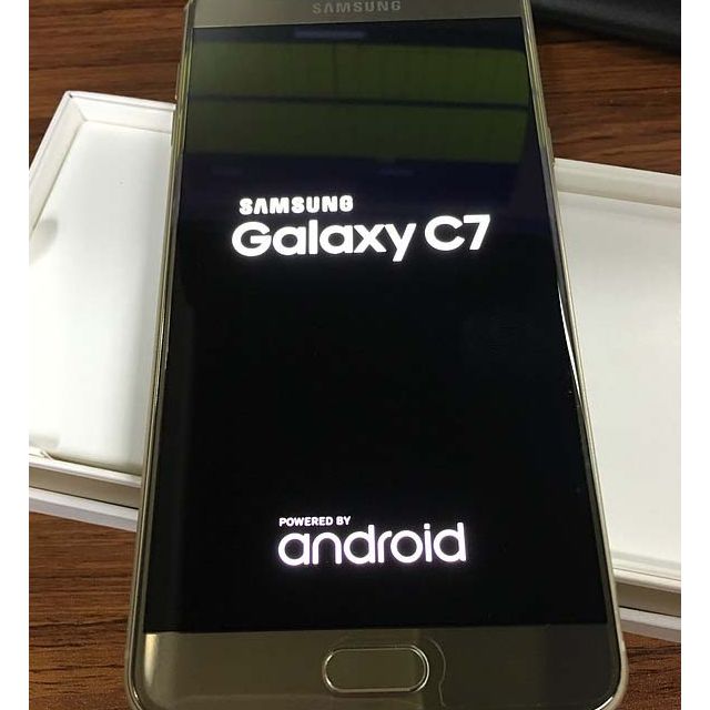 三星galaxy c7(c7000)4 32g版 枫叶金 全网通4g手机