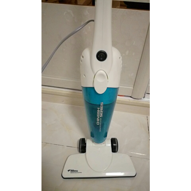 德尔玛(deerma)dx128c手持推杆吸尘器家用无耗材静音除螨强力迷你