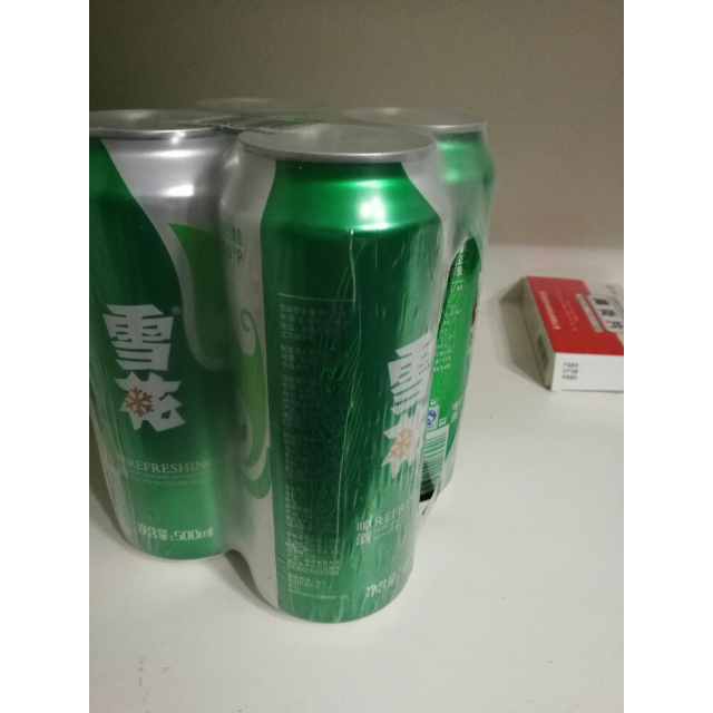 雪花啤酒清爽拉罐四连包500ml4听