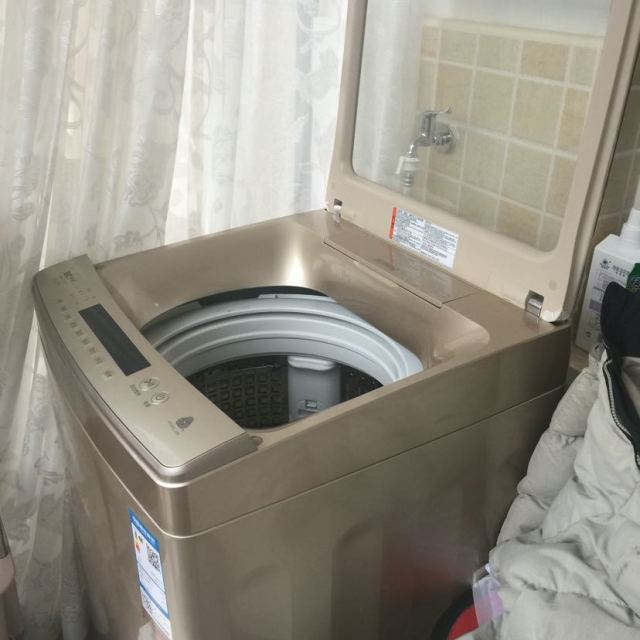 海尔(haier) xqb85-bf15288 8.5公斤变频波轮洗衣机(香槟金)