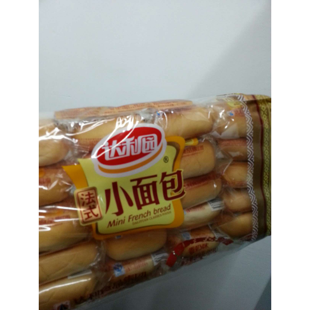 【苏宁易购超市】达利园 法式小面包(香奶味)零食 早餐 400g/袋
