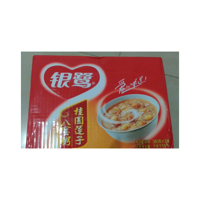 银鹭 桂圆莲子八宝粥 360g*12