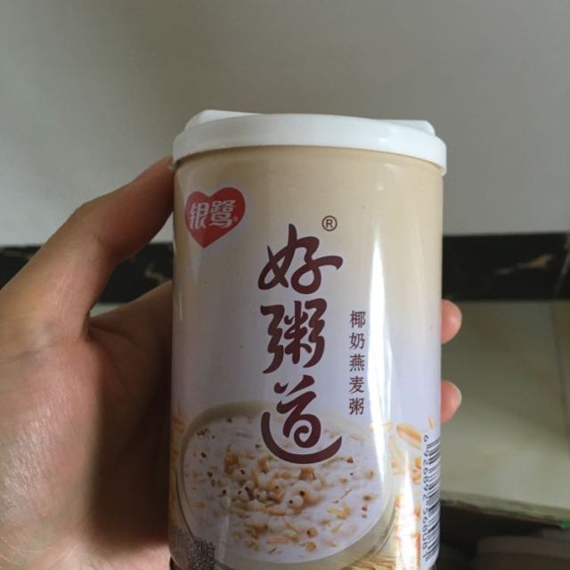 【苏宁超市】银鹭 好粥道椰奶燕麦粥 280g*12 速食粥商品评价 最