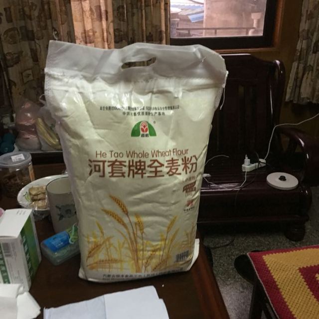 【苏宁易购超市】河套全麦粉5kg