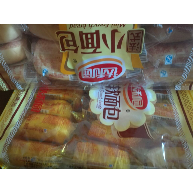 【苏宁易购超市】达利园 法式小面包(香奶味)零食 早餐 400g/袋