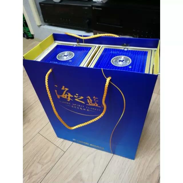 洋河蓝色经典海之蓝52度480ml礼盒装白酒商品评价 春节送礼买的