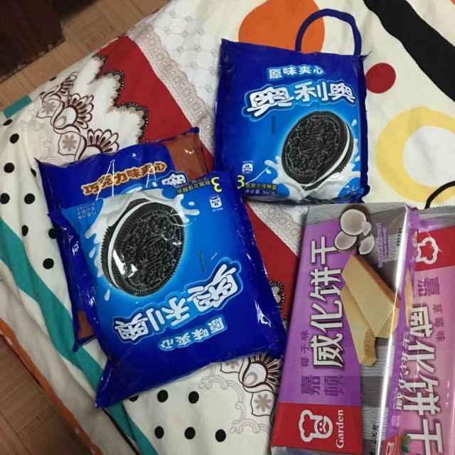 【苏宁易购超市】奥利奥巧克力味夹心饼干(原味夹心)390g/袋