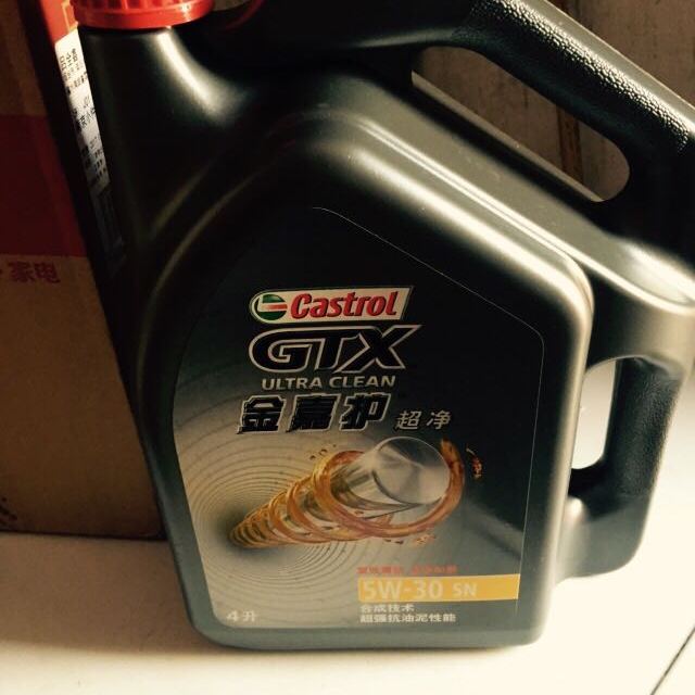 > 嘉实多(castrol)金嘉护5w-30 sn级别 矿物质机油 润滑油 4l/瓶商品