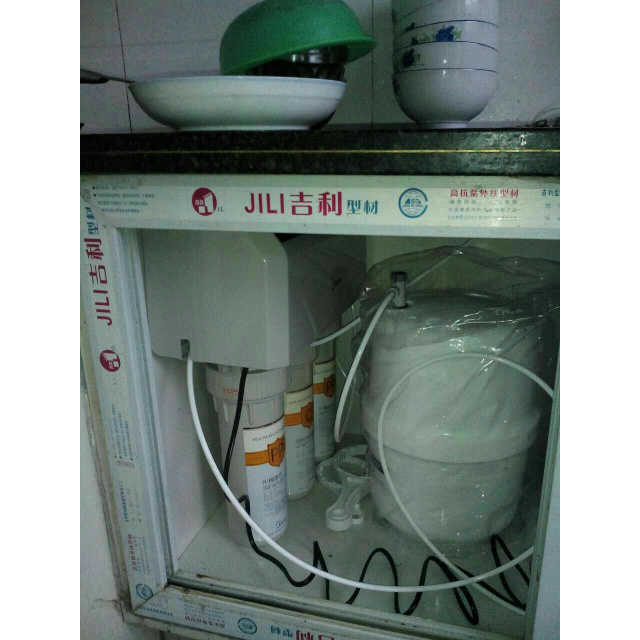 美的(midea)厨房ro反渗透净水器mro101a-5 8l净水压力罐超值组合套餐