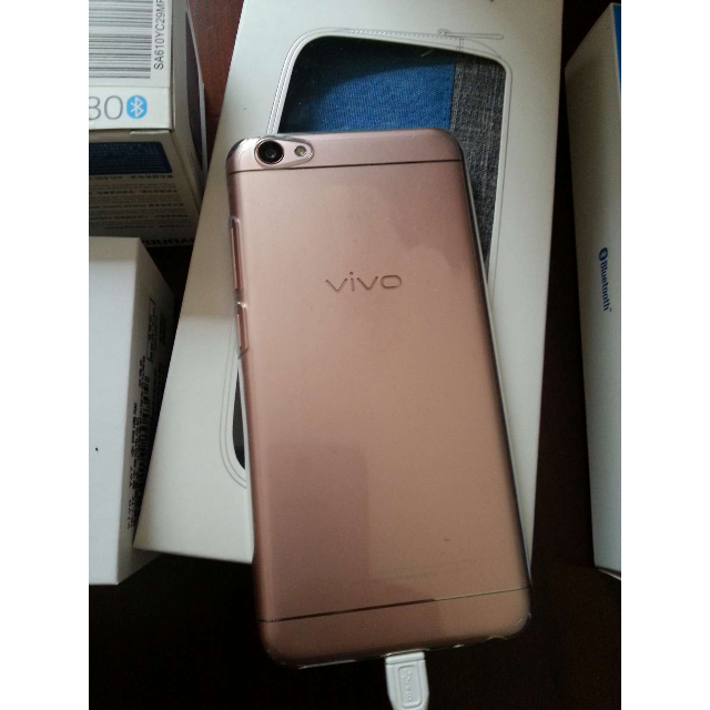 vivo y67 4 64g全网通4g双卡双待 玫瑰金 自拍手机