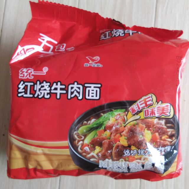 统一100红烧牛肉面方便面103g*5袋商品评价 网购很方便.东西货真.