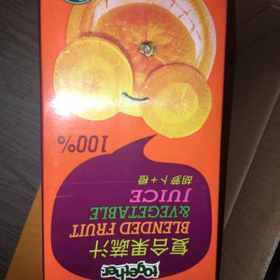 牵手果蔬汁 胡萝卜+橙复合果汁饮料 1L*6盒 实