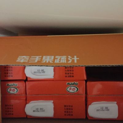 牵手果蔬汁 胡萝卜+橙复合果汁饮料 1L*6盒 实