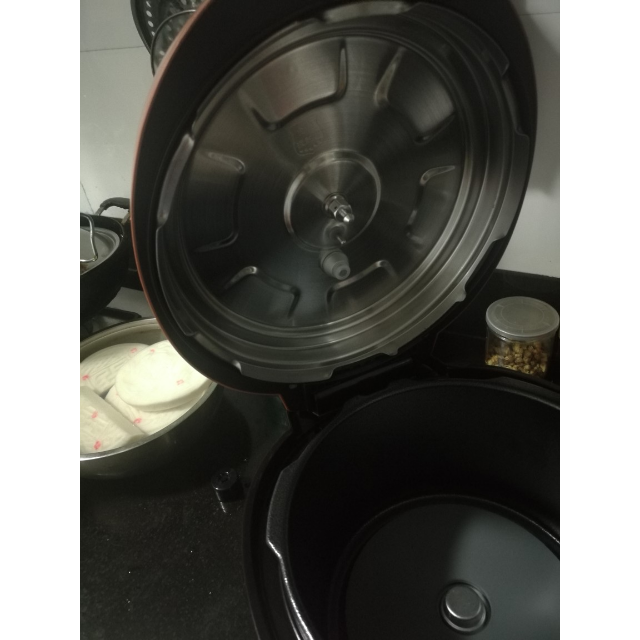 美的(midea)wqs50b5 一锅双胆 智能浓香 304精钢内胆 5l双胆 电压力锅