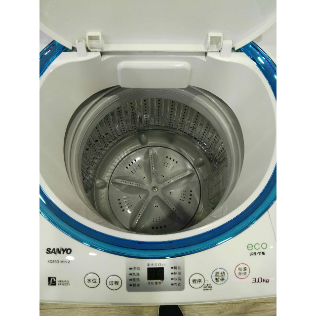 > 三洋(sanyo) xqb30-mini2 3公斤 mini 波轮洗衣机(月牙白)商品评价