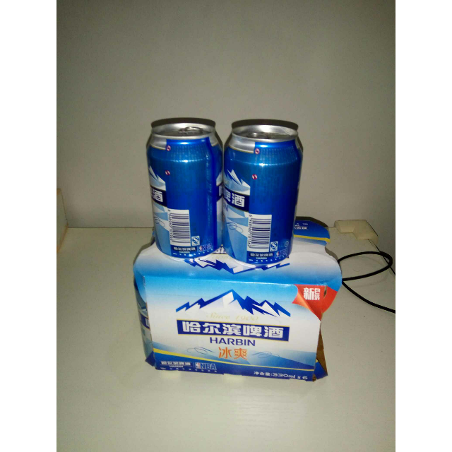> harbin/哈尔滨啤酒 冰爽拉罐330ml*24听商品评价 > 包装完好,可以!