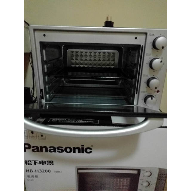 松下panasonic电烤箱nbh320032l升上下独立控温低温发酵特有360度旋转