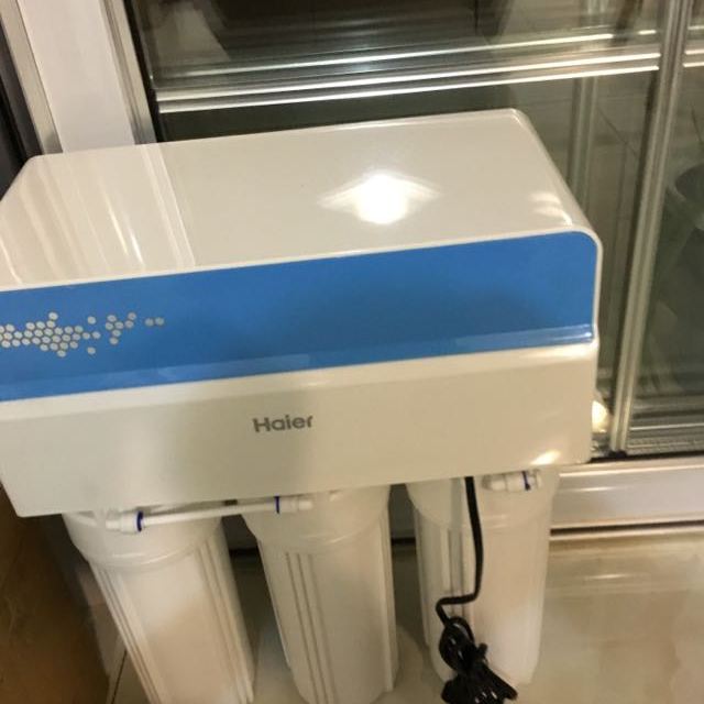 海尔(haier) 家用净水器 陶氏ro膜 纯水机 净水机hro5016-5ws