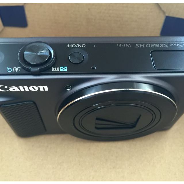 佳能(canon)powershot sx620 hs家用便携高清数码相机 黑色 包 卡