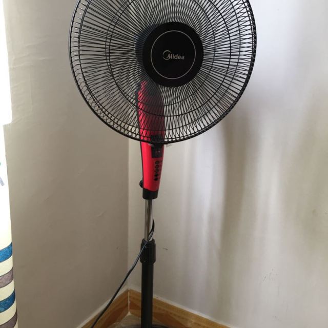 美的midea电风扇fs4013er五叶3档正常风智能遥控控制航空旋风叶预约