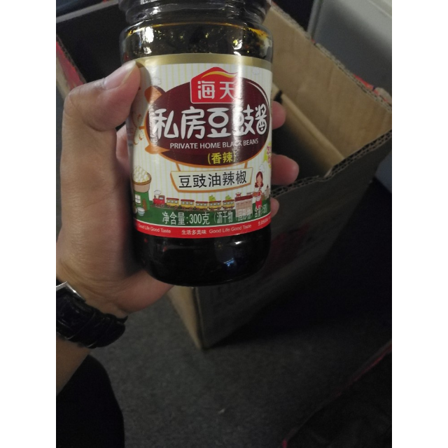 > 海天私房豆豉酱300g 香辣调味 下饭菜 豆豉油辣椒酱 海天出品商品