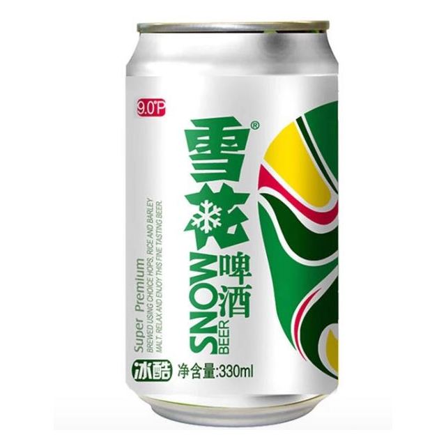 【苏宁易购超市】雪花啤酒冰酷拉罐330ml*24罐/箱