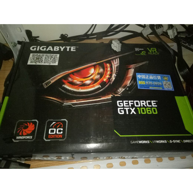 技嘉(gigabyte)n1060 g1 gaming 3g gddr5 非公版gtx1060-3g显卡.