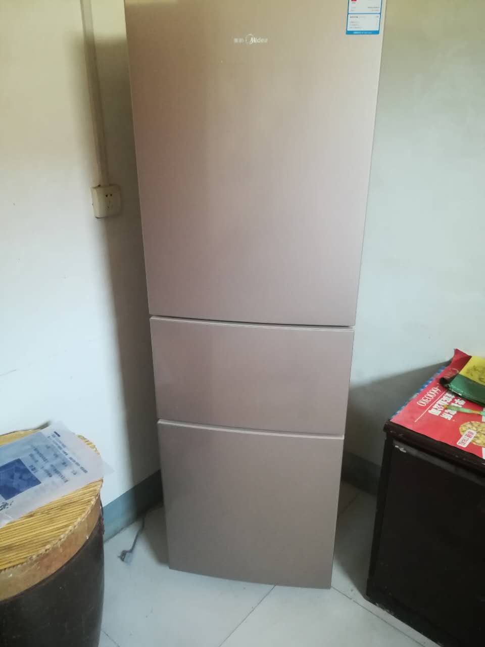 美的(midea) 冰箱 三门 冰箱小型 家用 节能电冰箱 bcd-213tm(e)晒单